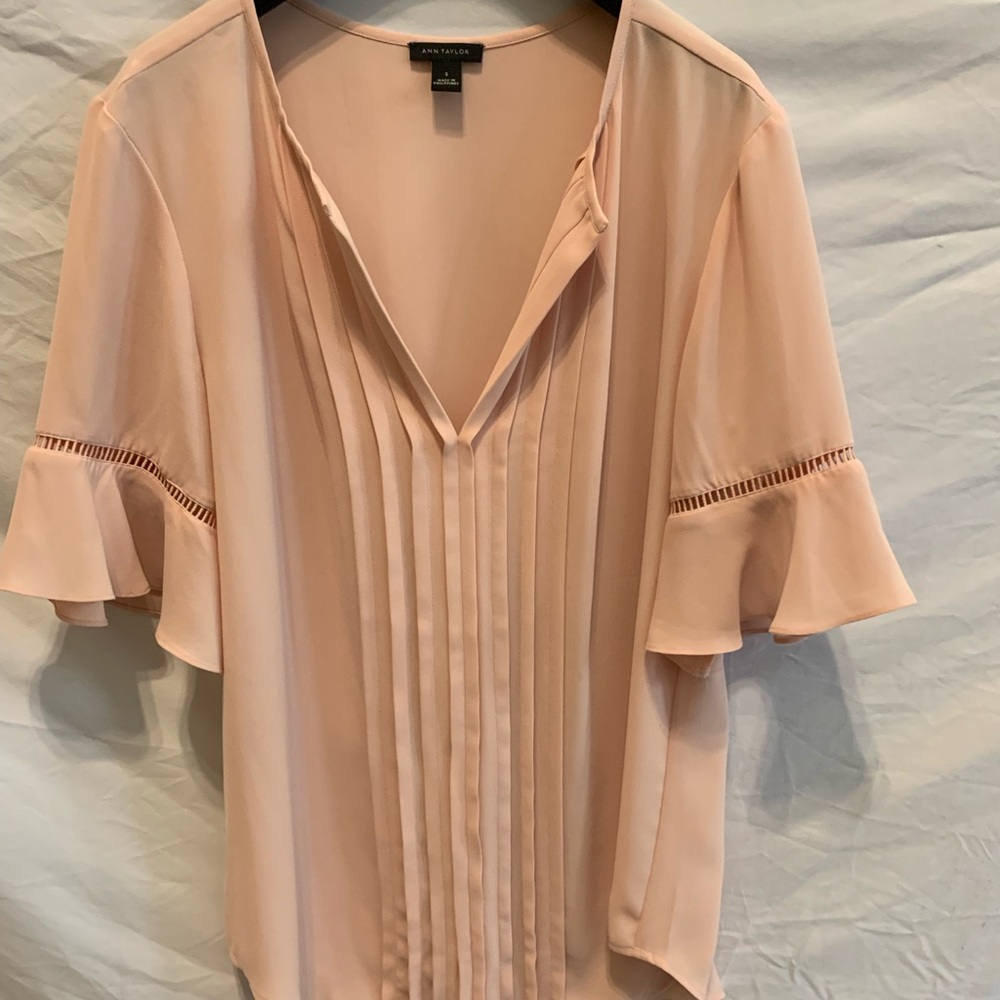 Ann Taylor pink blouse